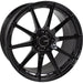 Enkei TS-10 Gloss Black 17x8 5x114.3 45mm Offset - 499-780-6545BK - Subimods.com