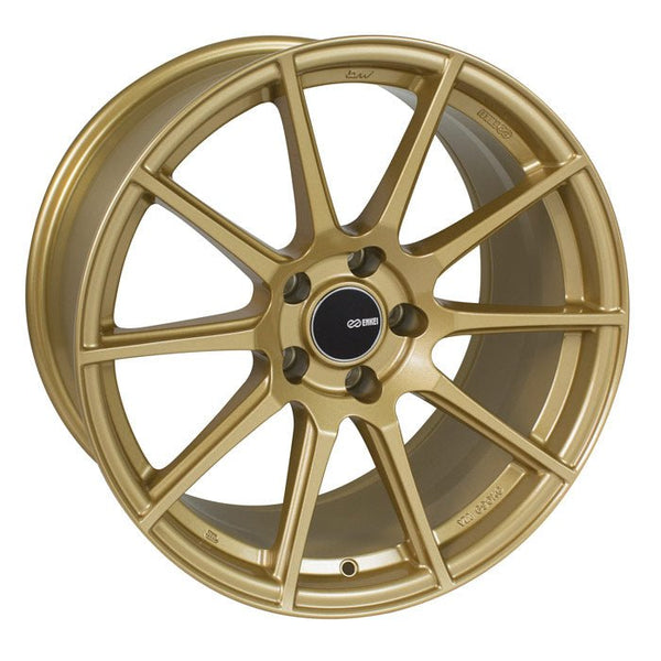 Enkei TS-10 Gold 17x8 5x100 45mm Offset Wheels — Subimods.com