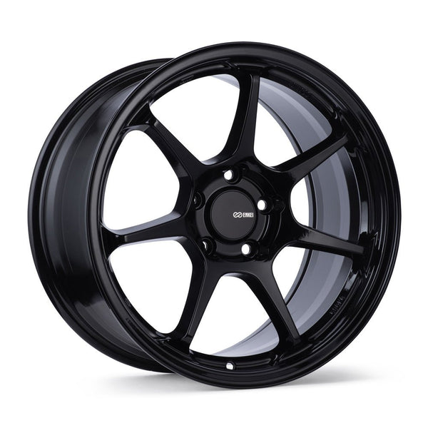 Enkei TS-7 Gloss Black 18x9.5 Wheels for Subaru WRX STI — Subimods.com