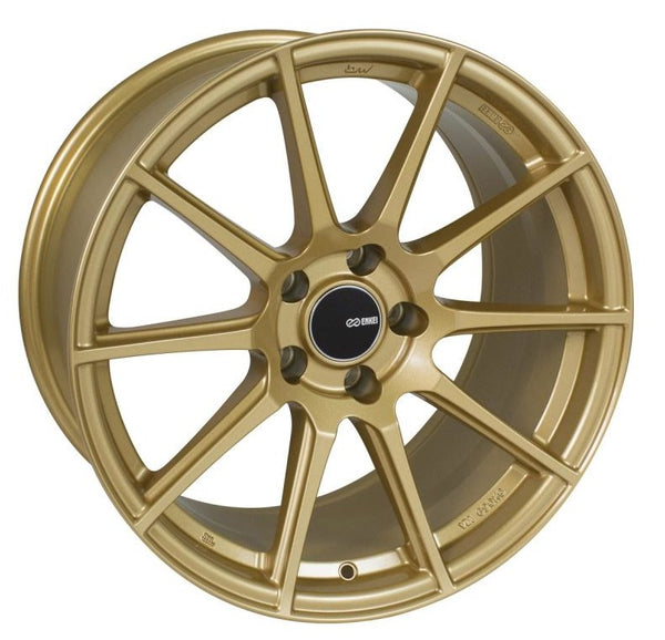 ENKEI 10インチ アルミホイール 2本セット ゴールド Enkei TS10 Gold 18x8.5 Wheels for Subaru WRX STI 2015+ — Subimods.com