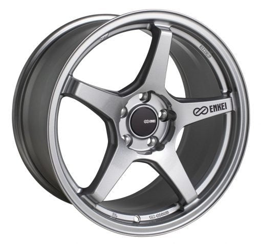 ENKEI RSM9 5H ハンコック215/45ZR18 25年製 バリ溝×4 Enkei TS5 Storm Gray 18x9.5 Wheels for Subaru WRX STI — Subimods.com