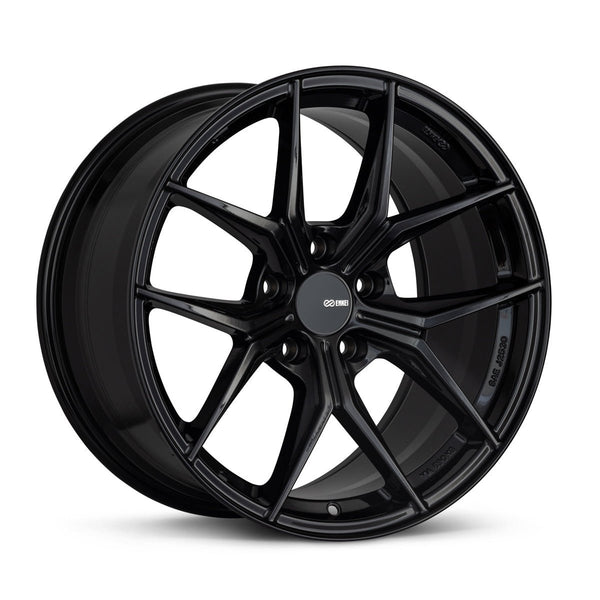 Enkei TSR-X Gloss Black 18x9.5 Wheels for Subaru WRX STI