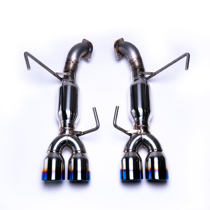 ETS Axle Back Exhaust Burnt Tips w/ Muffler 2015-2021 WRX / 2015-2018 STI - 200-30-EXH-004 - Subimods.com