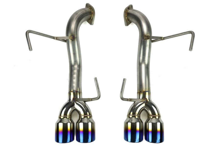 ETS Axle Back Exhaust Stainless Burnt Tips w/ No Muffler 2015-2021 WRX / 2015-2018 STI - 200-30-EXH-002 - Subimods.com