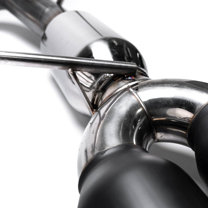 ETS Muffled Axle Back Double Wall Stealth Black Tips 2022 - 2024 WRX - 200-60-EXH-106 - Subimods.com