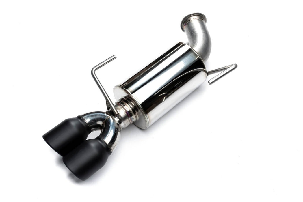 ETS Quiet Catback Exhaust Non Resonated Stealth Black Tips 2015-2021 WRX / 2015-2021 STI - 200-30-EXH-028 - Subimods.com