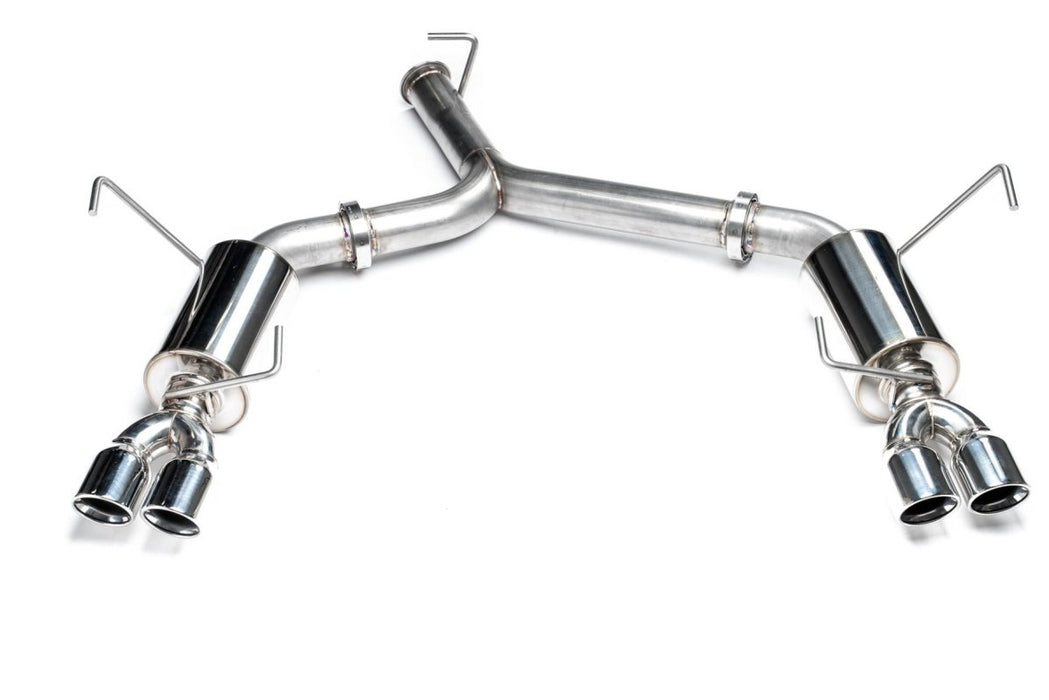 ETS Quiet Catback Exhaust Resonated Stainless Steel Tips 2015-2021 WRX / 2015-2021 STI - 200-30-EXH-013 - Subimods.com