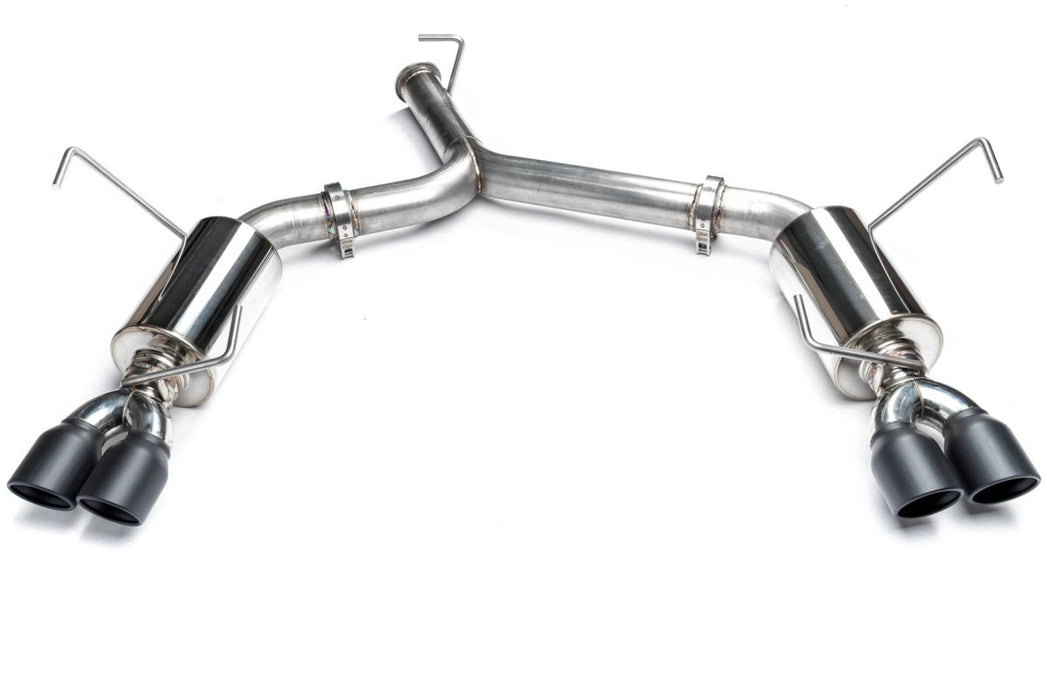 ETS Quiet Catback Exhaust Resonated Stealth Black Tips 2015-2021 WRX / 2015-2021 STI - 200-30-EXH-029 - Subimods.com