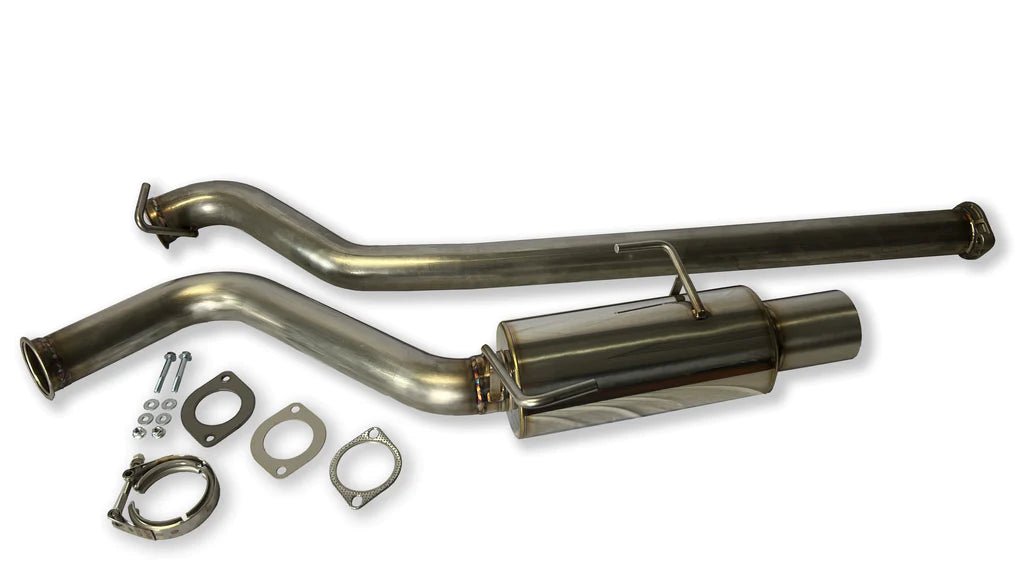 ETS Single Exit Catback Non Resonated Polished Stainless Steel Tip 2022-2024 WRX - 200-60-EXH-050 - Subimods.com