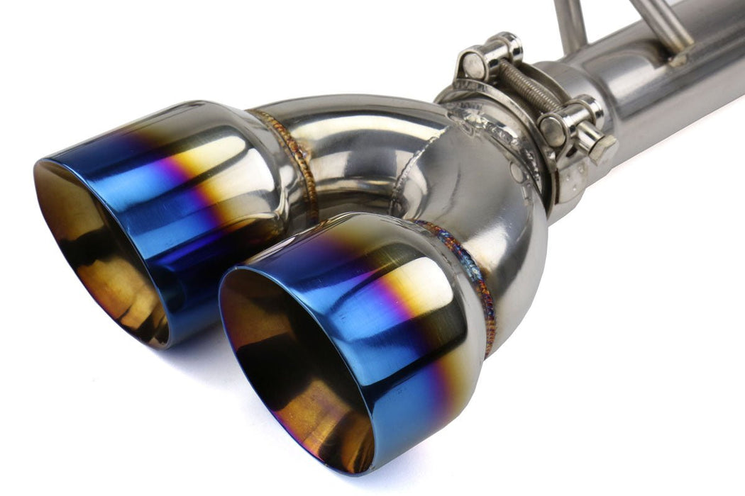 FactionFab Axle Back Exhaust Burnt Tip 2011-2014 WRX Sedan / 2011-2014 STI Sedan - 1.10111.2 - Subimods.com