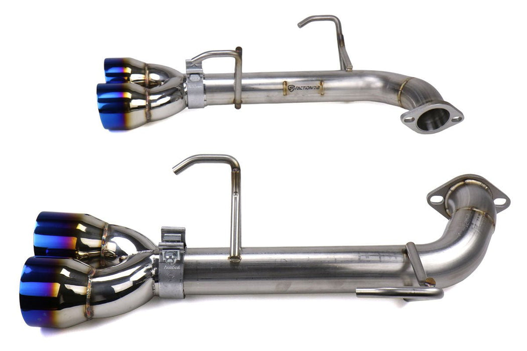 FactionFab Axle Back Exhaust Burnt Tip 2015-2021 WRX / 2015-2018 STI - 1.10204.2 - Subimods.com