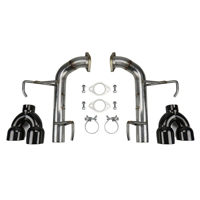 FactionFab Axle Back Exhaust w/ Onyx Black Tip 2011-2014 WRX Sedan / 2011-2014 STI Sedan - 1.10111.3 - Subimods.com