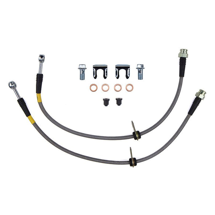 FactionFab Rear Stainless Steel Brake Line Set 2018-2021 STI - 1.10211.1 - Subimods.com