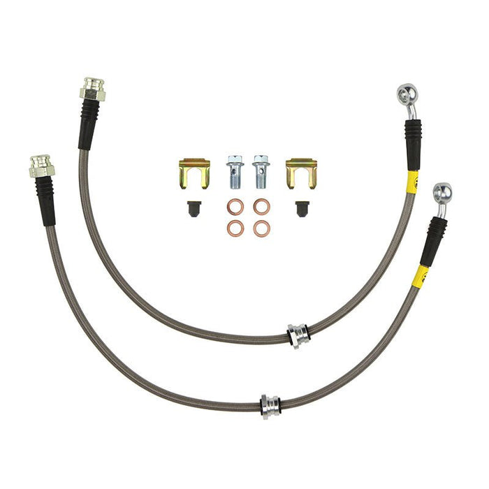 FactionFab Rear Stainless Steel Brake Lines 2004-2007 STI - 1.10096.1 - Subimods.com