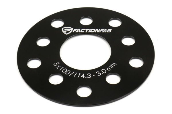 FactionFab Slip On Wheel Spacer Pair 3mm 5x114.3 / 5x100 - 1.10215.1 - Subimods.com