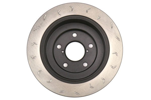 FactionFab Slotted Hook Style Rear Rotor w/ E-Coating 2002-2005 WRX - 1.10035.1 - Subimods.com