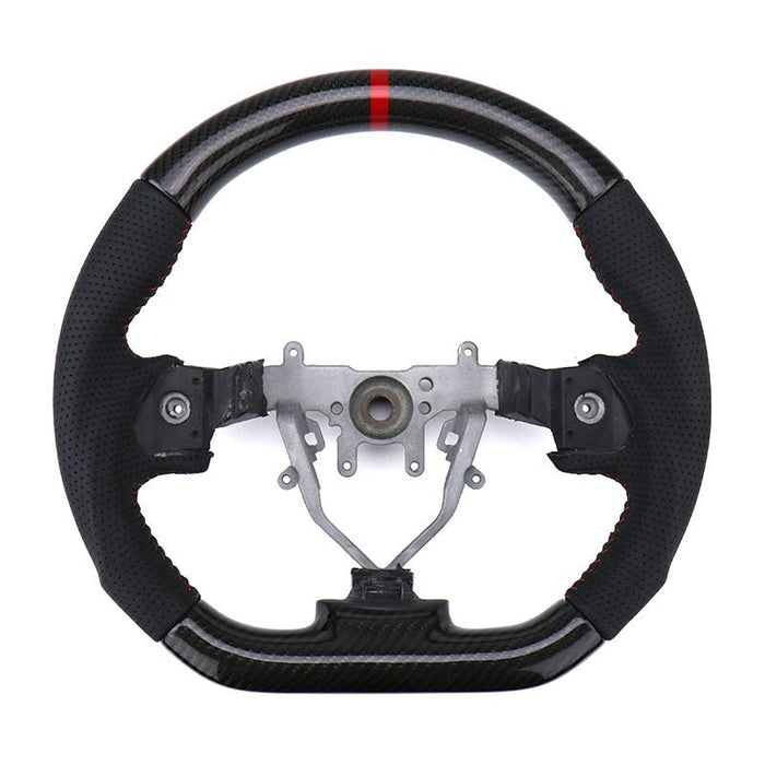 FactionFab Steering Wheel Carbon and Leather 2008-2014 WRX / 2008-2014 STI - 1.10205.4 - Subimods.com