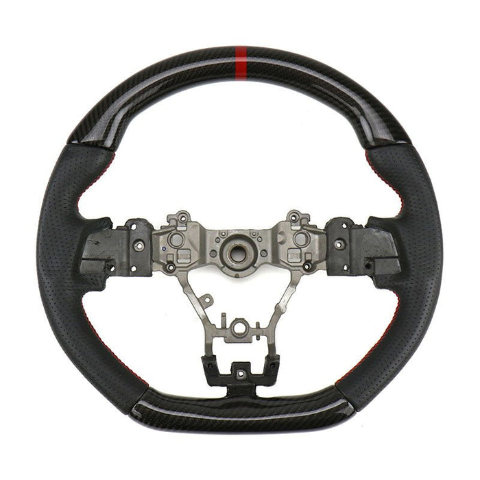 FactionFab Steering Wheel Carbon and Leather 2015-2021 WRX / 2015-2021 STI - 1.10207.4 - Subimods.com