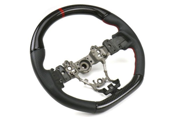 FactionFab Steering Wheel Carbon and Leather 2015-2021 WRX / 2015-2021 STI - 1.10207.4 - Subimods.com