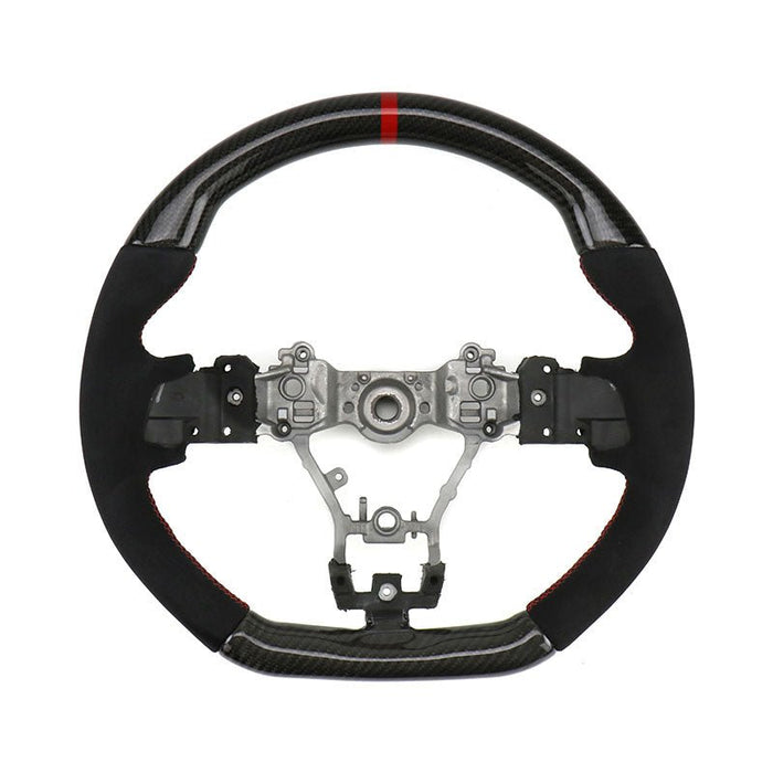 FactionFab Steering Wheel Carbon and Suede 2015-2021 WRX / 2015-2021 STI - 1.10207.3 - Subimods.com