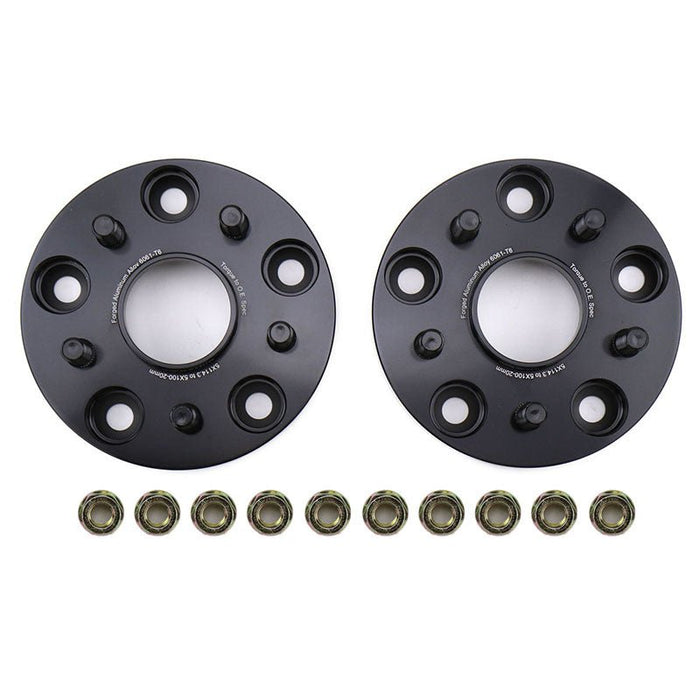 FactionFab Wheel Adapter Pair 20mm / 5x114.3 - 5x100 - 1.10216.3 - Subimods.com