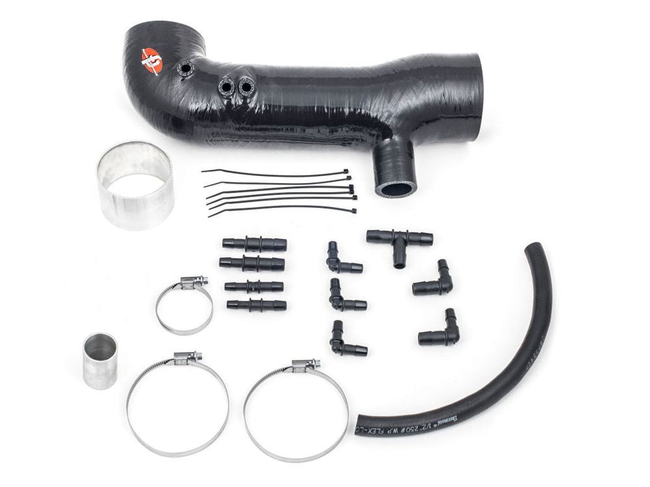 Forced Performance 84mm Turbo Inlet Hose Black 2002-2007 WRX / 2004-2021 STI / 2004-2008 Forester XT - 8005010A - Subimods.com