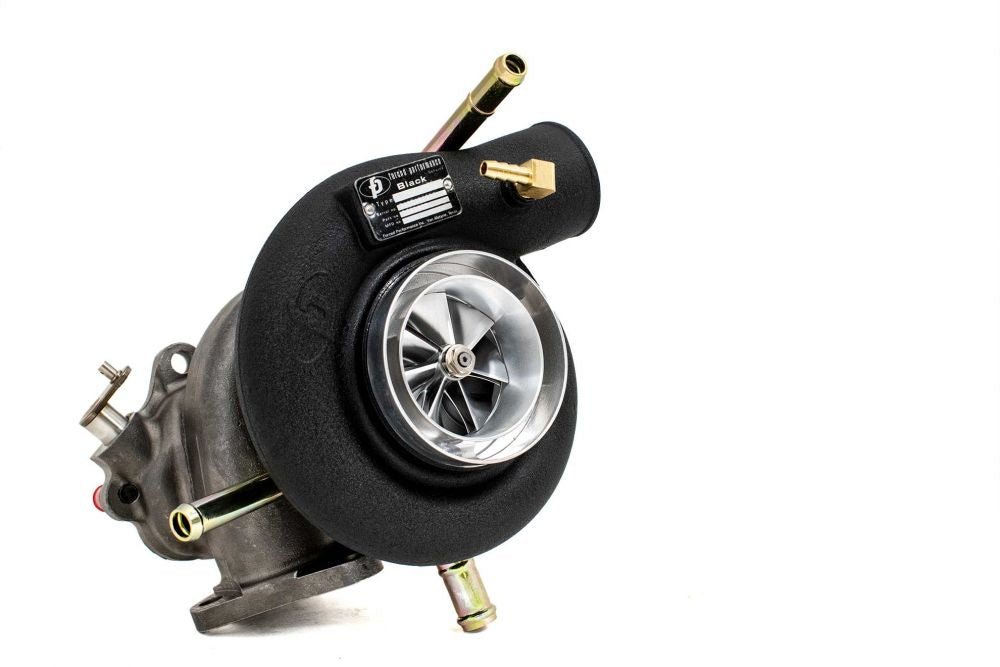 Forced Performance Black HTZ Turbo 84mm Cover w/ 10cm Hot Side and Internal Wastegate 2002-2007 WRX / 2004-2021 STI - 2025160 - Subimods.com