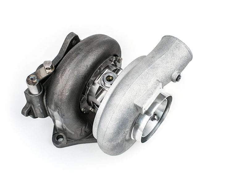 Forced Performance Black XR 82HTZ Ball Bearing Turbo 84mm Cover w/ 10cm Hot Side and Tial 18psi Upgraded Wastegate 2002-2007 WRX / 2004-2021 STI - 2027061 - Subimods.com