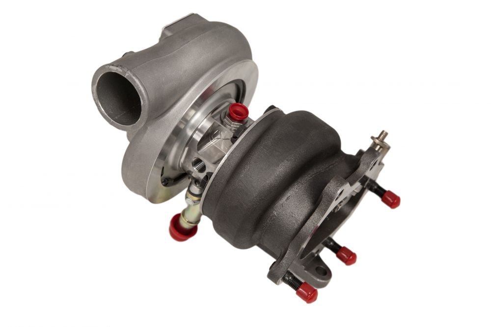 Forced Performance Red XR 79HTZ Ball Bearing Turbo 84mm Cover w/ 10cm Hot Side and Tial 18psi Upgraded Wastegate 2002-2007 WRX / 2004-2021 STI - 2027041 - Subimods.com