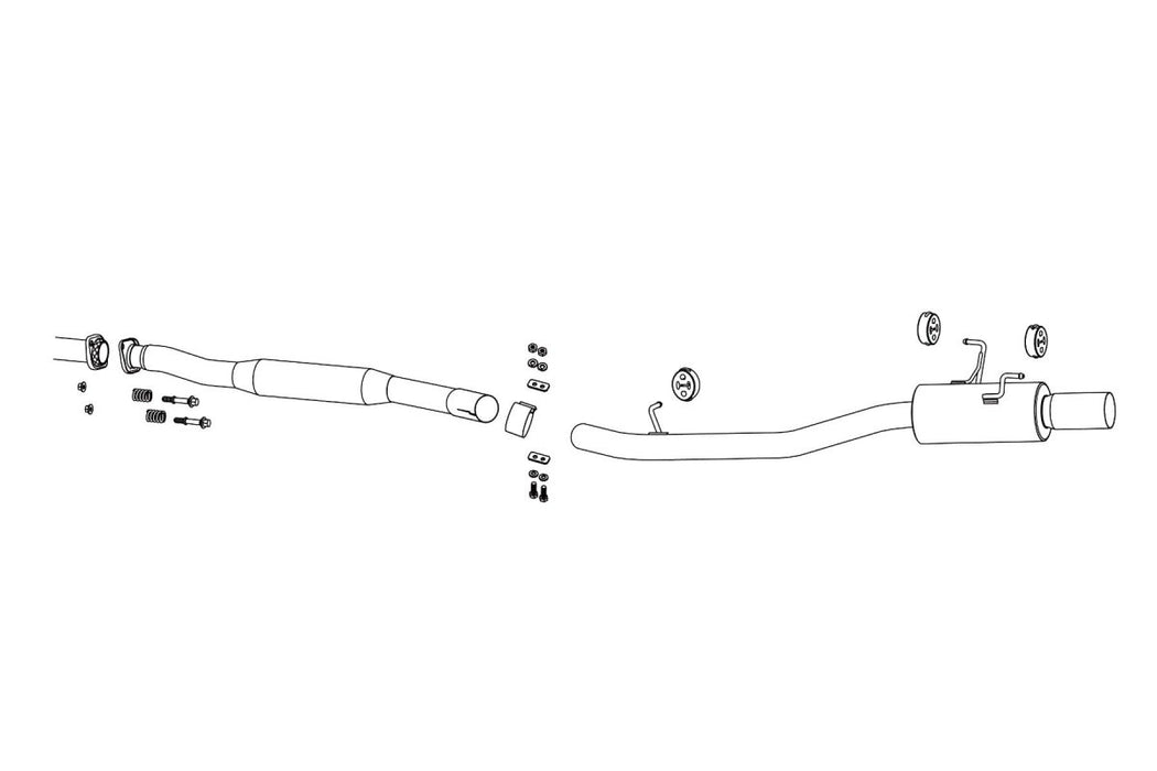 Fujitsobo Authorize RM Catback 2015-2021 WRX / 2015-2021 STI - 270-63111 - Subimods.com