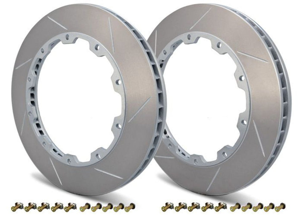 Girodisc 2pc Front Rotor Replacement Ring Pair 2004-2017 STI / 2015-2021 WRX w/ Performance Package Brembo Calipers - D1-007 - Subimods.com