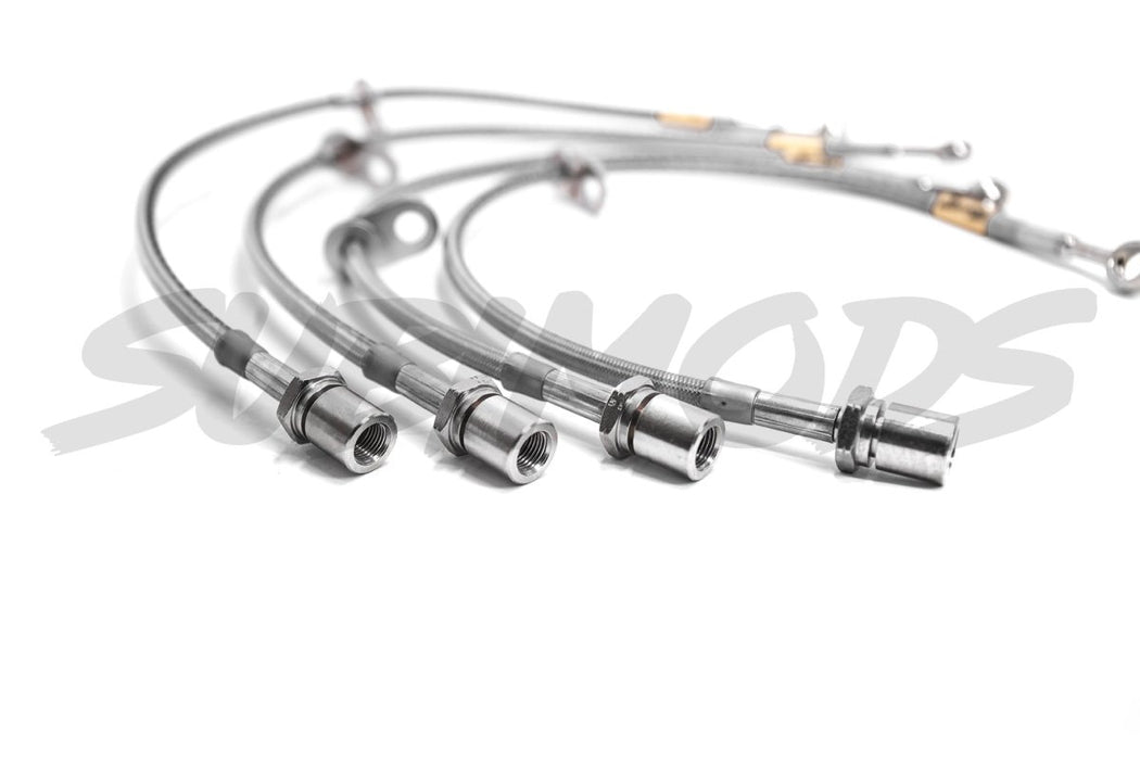 Goodridge G-STOP SS Braided Brake Line Kit 2015-2021 WRX - 24224 - Subimods.com