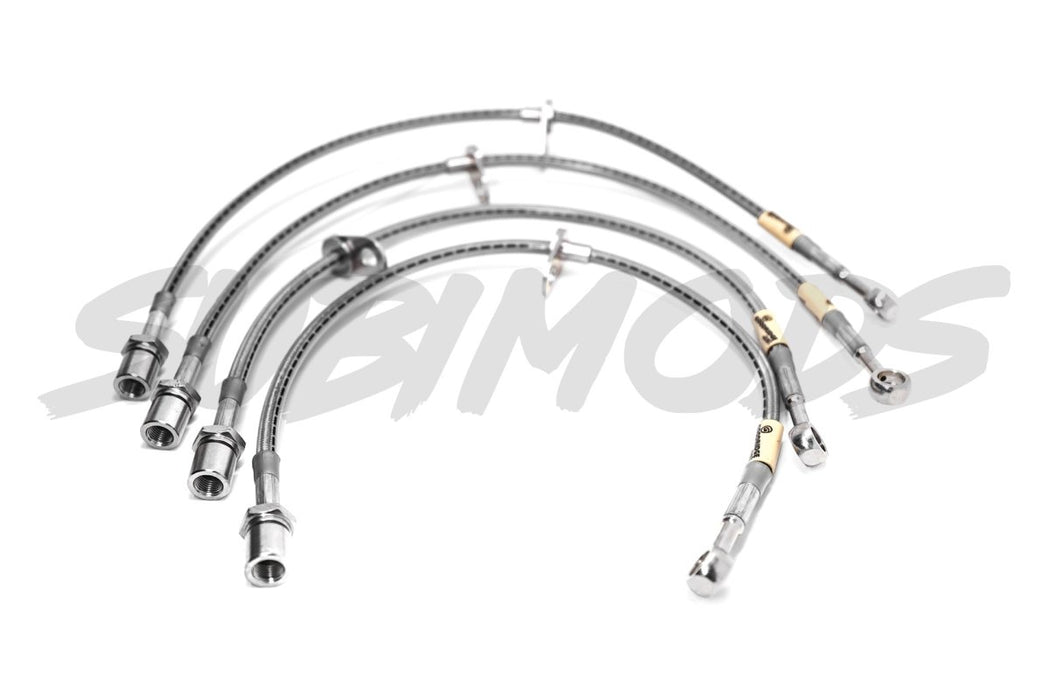 Goodridge G-STOP SS Braided Brake Line Kit 2015-2021 WRX - 24224 - Subimods.com