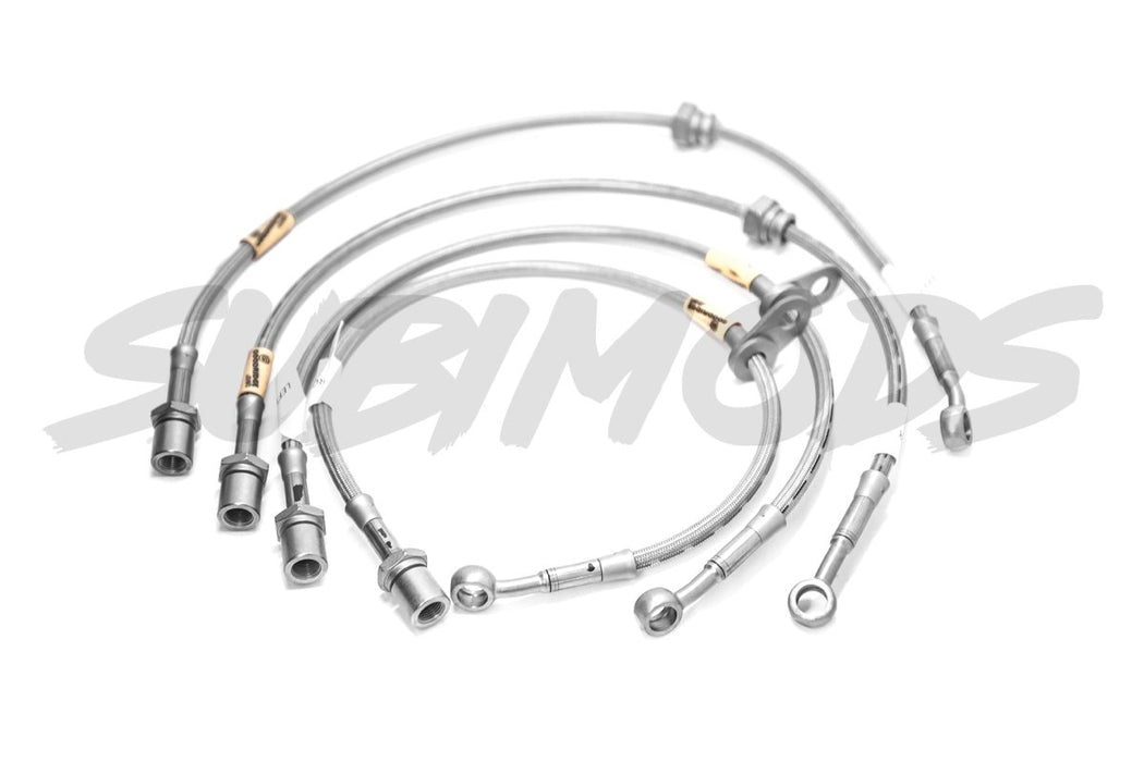 GoodRidge G-Stop Stainless Steel Brake Lines 2002-2007 WRX / 2004-2007 STI - 24215 - Subimods.com