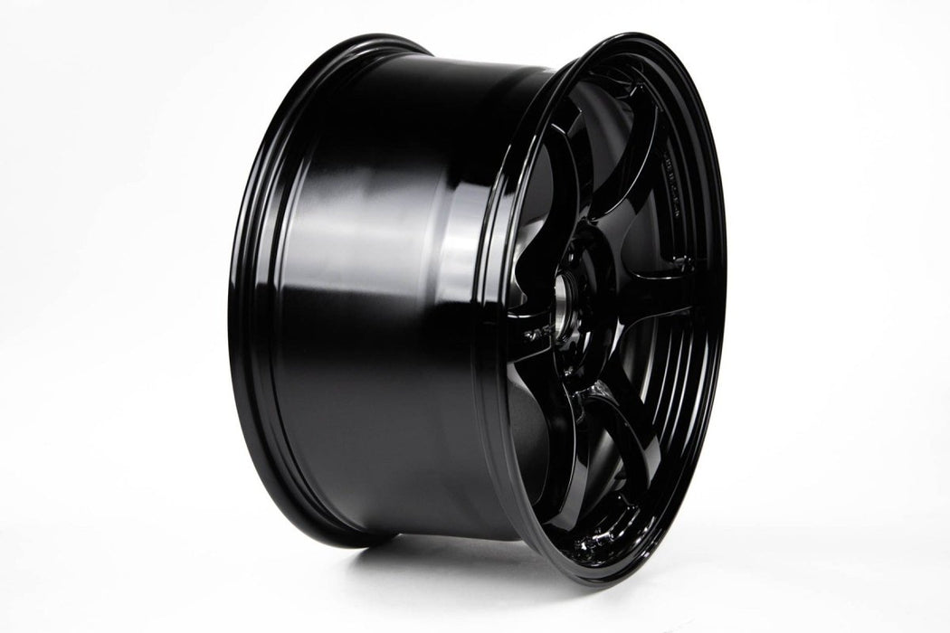 Gram Lights 57DR Glass Black 18x9.5 5x114.3 38mm Offset 2015-2024 WRX / 2011-2021 STI - WGIX38EGBP - Subimods.com