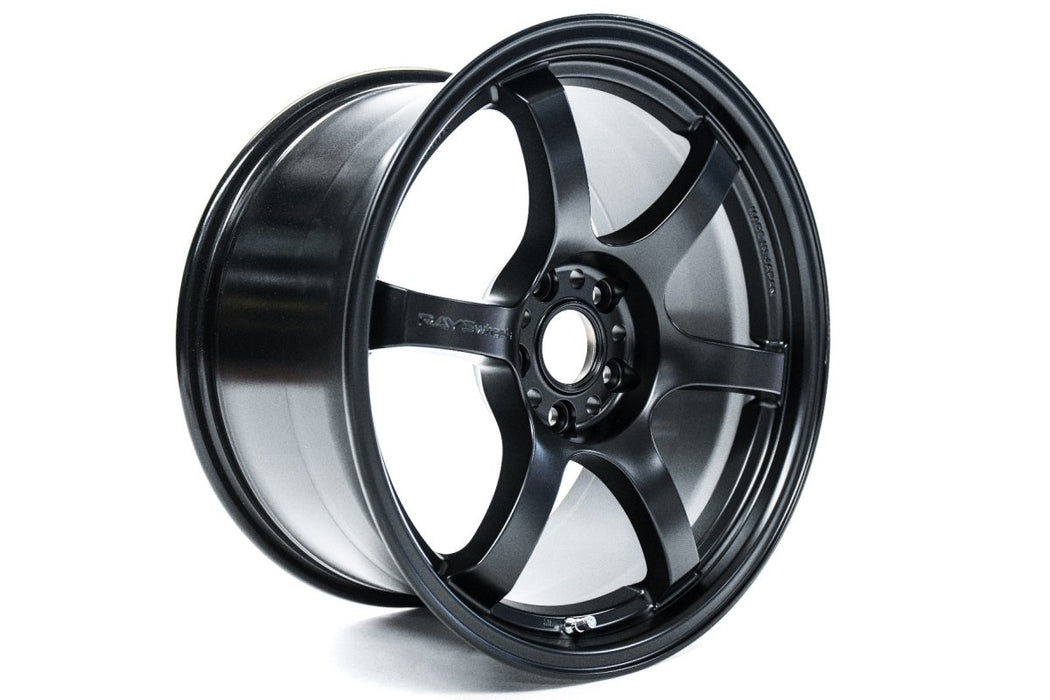 Gram Lights 57DR Semi Gloss Black 18x9.5 5x100 38mm Offset - WGIX38DH - Subimods.com