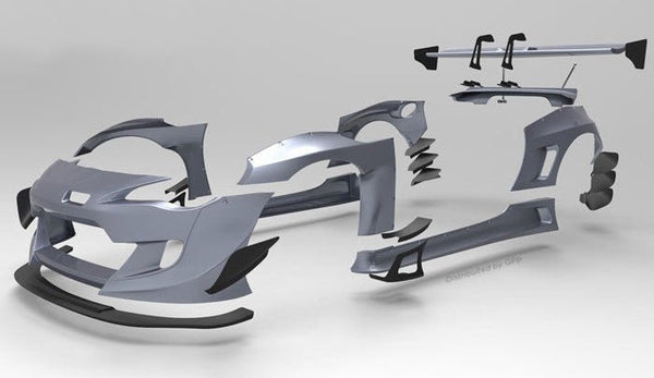 Greddy Pandem V3 Full Widebody Aero Kit w/o Wing 2013-2021 BRZ