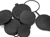 Grimmspeed Black Reservoir Cap Set Most Subaru Models - 120069 - Subimods.com