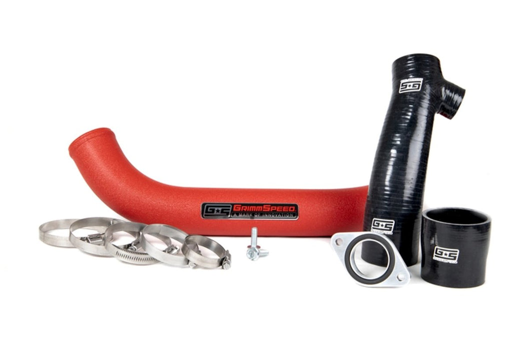Grimmspeed Charge Pipe Kit Red 2015-2021 WRX - 090250 - Subimods.com