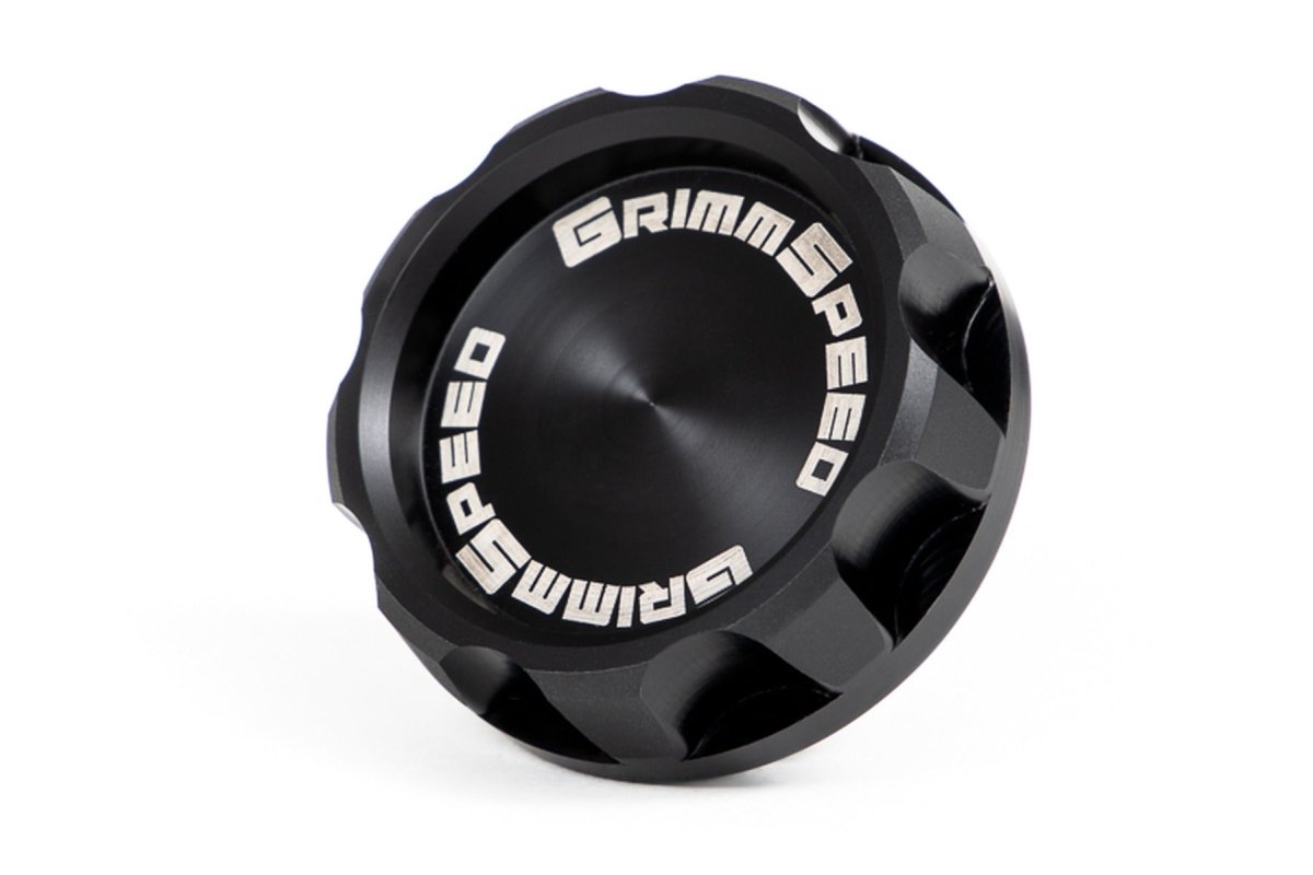 GrimmSpeed Subaru Cool Touch Version 2 Delrin Black Oil Cap main image 0