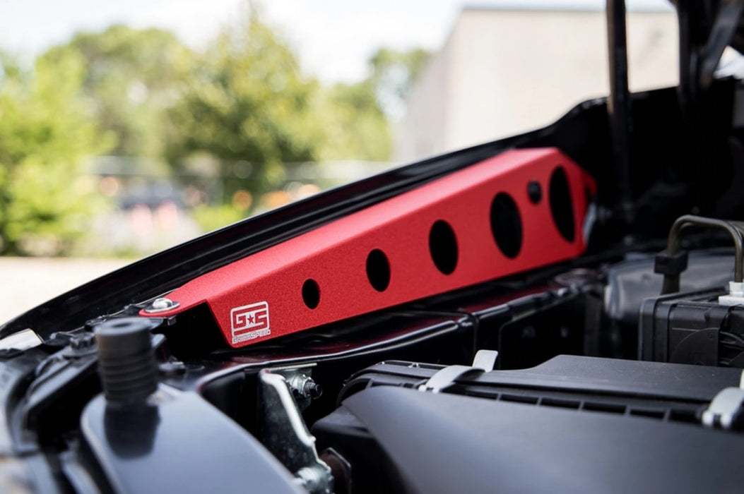 Grimmspeed Fender Shroud Kit Red 2015-2021 WRX / 2015-2021 STI - 096048 - Subimods.com