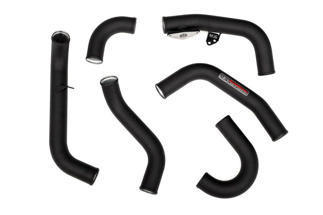 Grimmspeed Front Mount Intercooler Kit Black Core w/ Black Piping 2015-2021 STI - 090257 - Subimods.com