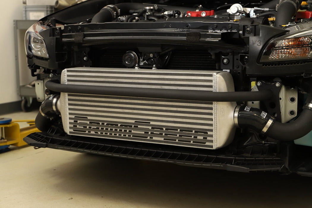 Grimmspeed Front Mount Intercooler Kit Silver Core w/ Black Piping 2015-2021 STI - 090237 - Subimods.com