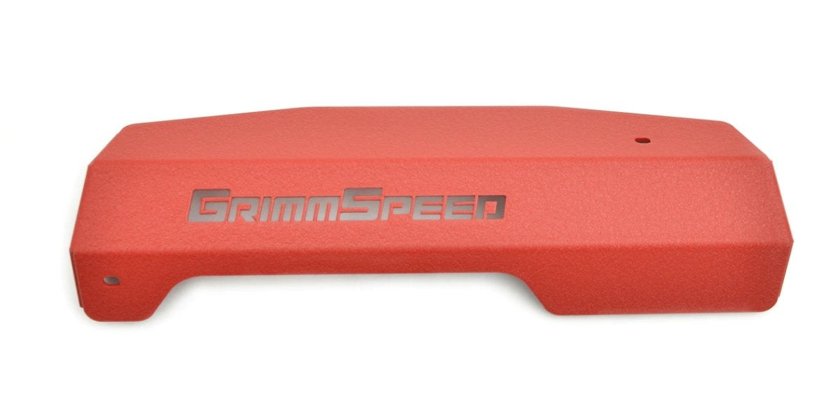 GrimmSpeed Pulley Cover Red for 2015-2021 WRX - Subimods