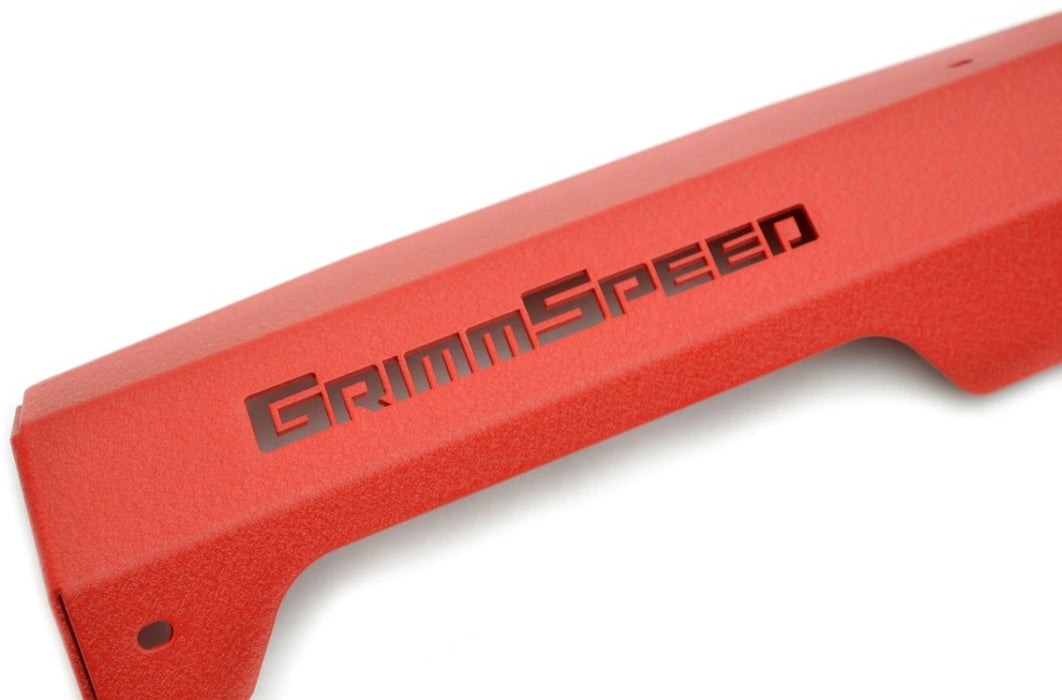 GrimmSpeed Pulley Cover Red 2015-2021 WRX - 099043 - Subimods.com