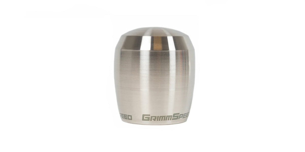 Stubby Shift Knob Stainless Steel - Subaru/Ford - GrimmSpeed