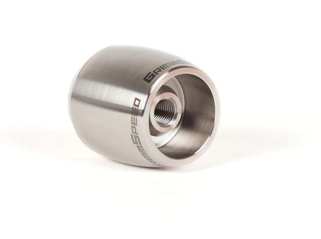 Grimmspeed Stubby Stainless Steel Shift Knob w/ Raw Finish Most Subaru Models - 038011 - Subimods.com