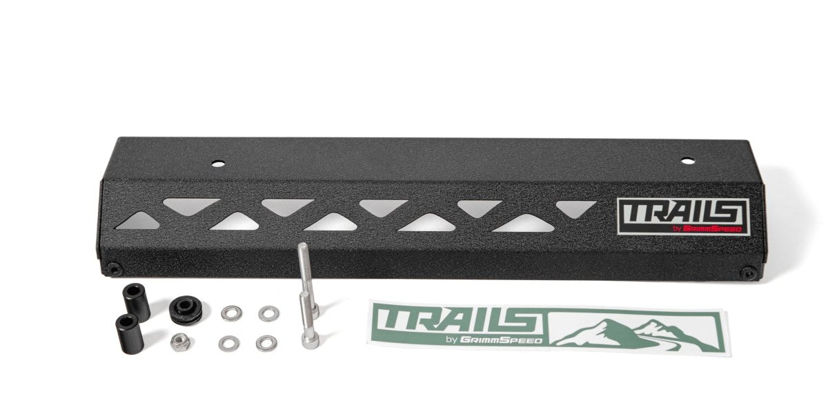 GrimmSpeed Trails Pulley Cover Black for Subaru Crosstrek