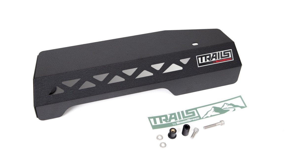 GrimmSpeed Trails Pulley Cover Black for Outback XT 2020