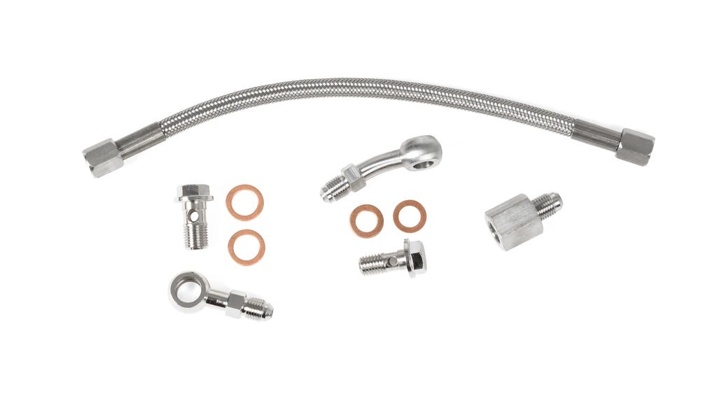 Grimmspeed Turbocharger Replacement Oil Line Kit EJ Models - 123000 - Subimods.com